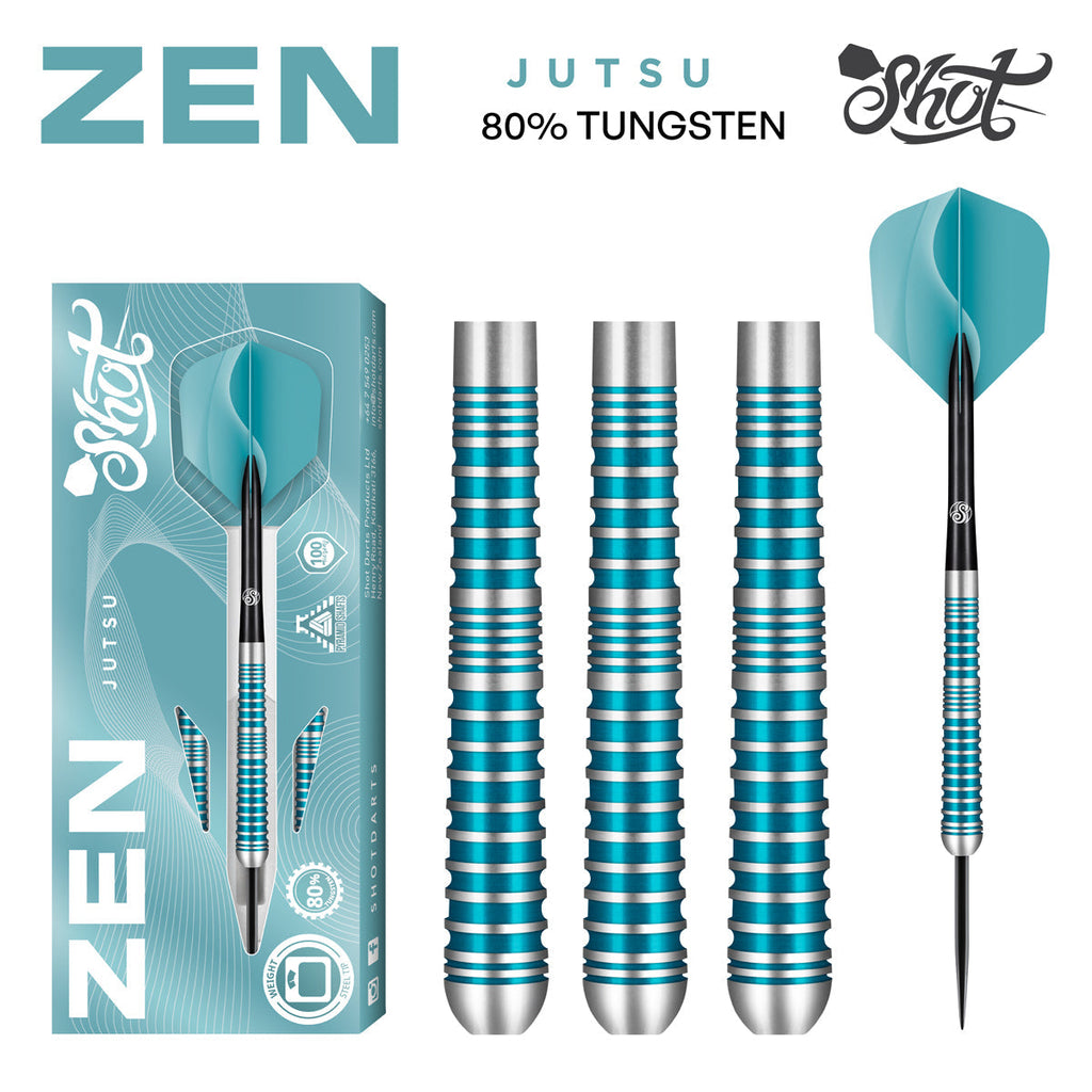 SHOT - Zen Jutsu Gen 2.0 Darts - 80% Tungsten - 23g