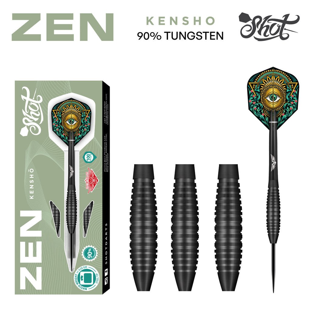 SHOT - Zen Kensho Darts - 90% Tungsten - 23g