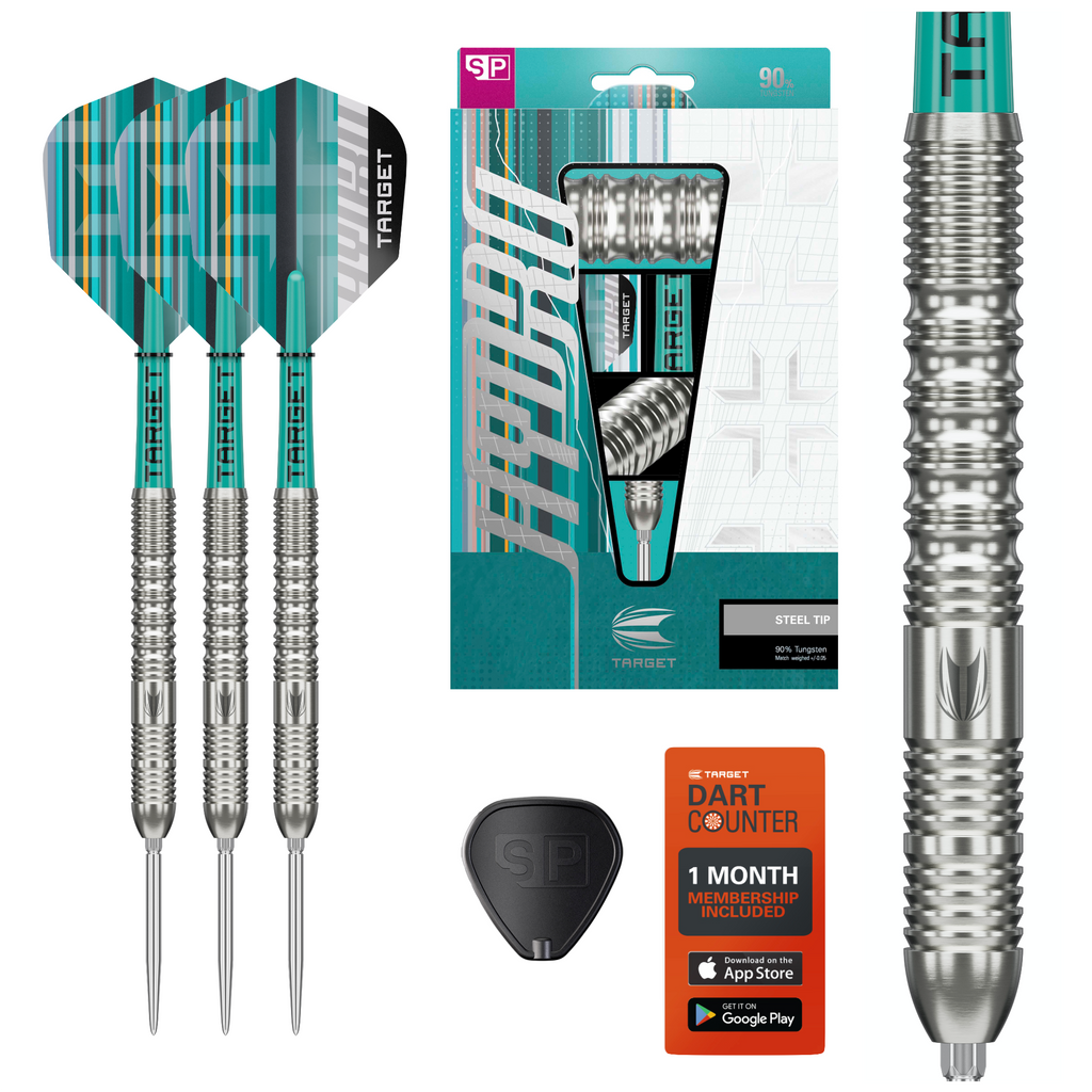 TARGET - 24g - Hydro SP 01 - Steel Tip Swiss Point - 90% Tungsten Darts