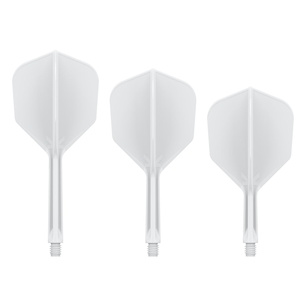 TARGET - K-FLEX All-In-One Moulded Flights NO6 Size - WHITE