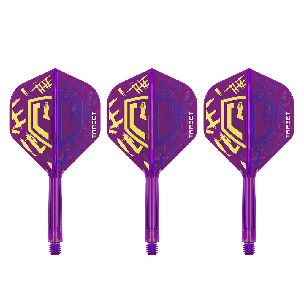 TARGET - K-FLEX NO2 Size - Luke Littler World Champ - All-In-One Moulded Flights