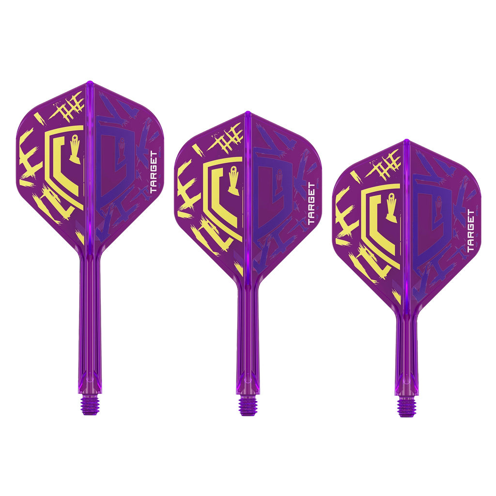 TARGET - K-FLEX NO2 Size - Luke Littler World Champ - All-In-One Moulded Flights