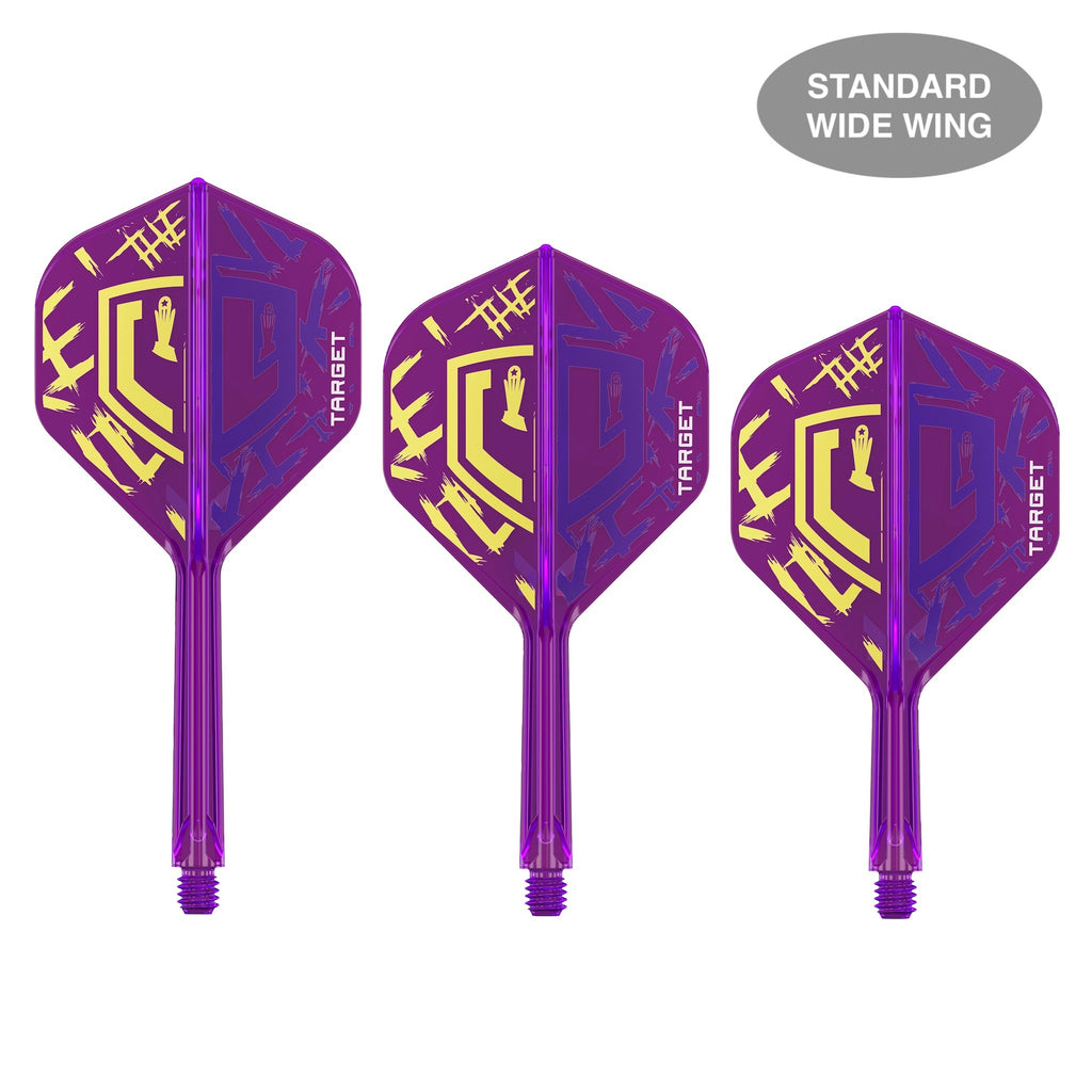 TARGET - K-FLEX NO2 Size - Luke Littler World Champ - All-In-One Moulded Flights