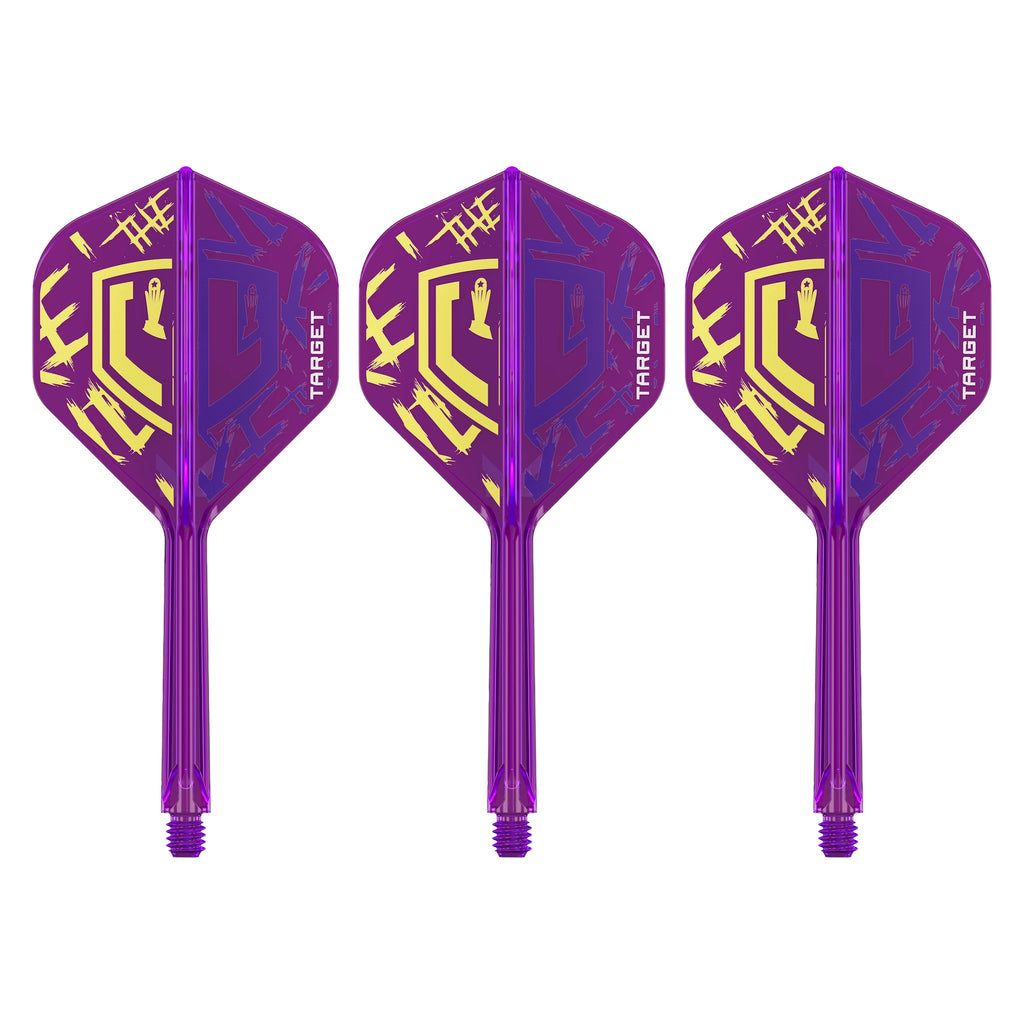 TARGET - K-FLEX NO2 Size - Luke Littler World Champ - All-In-One Moulded Flights