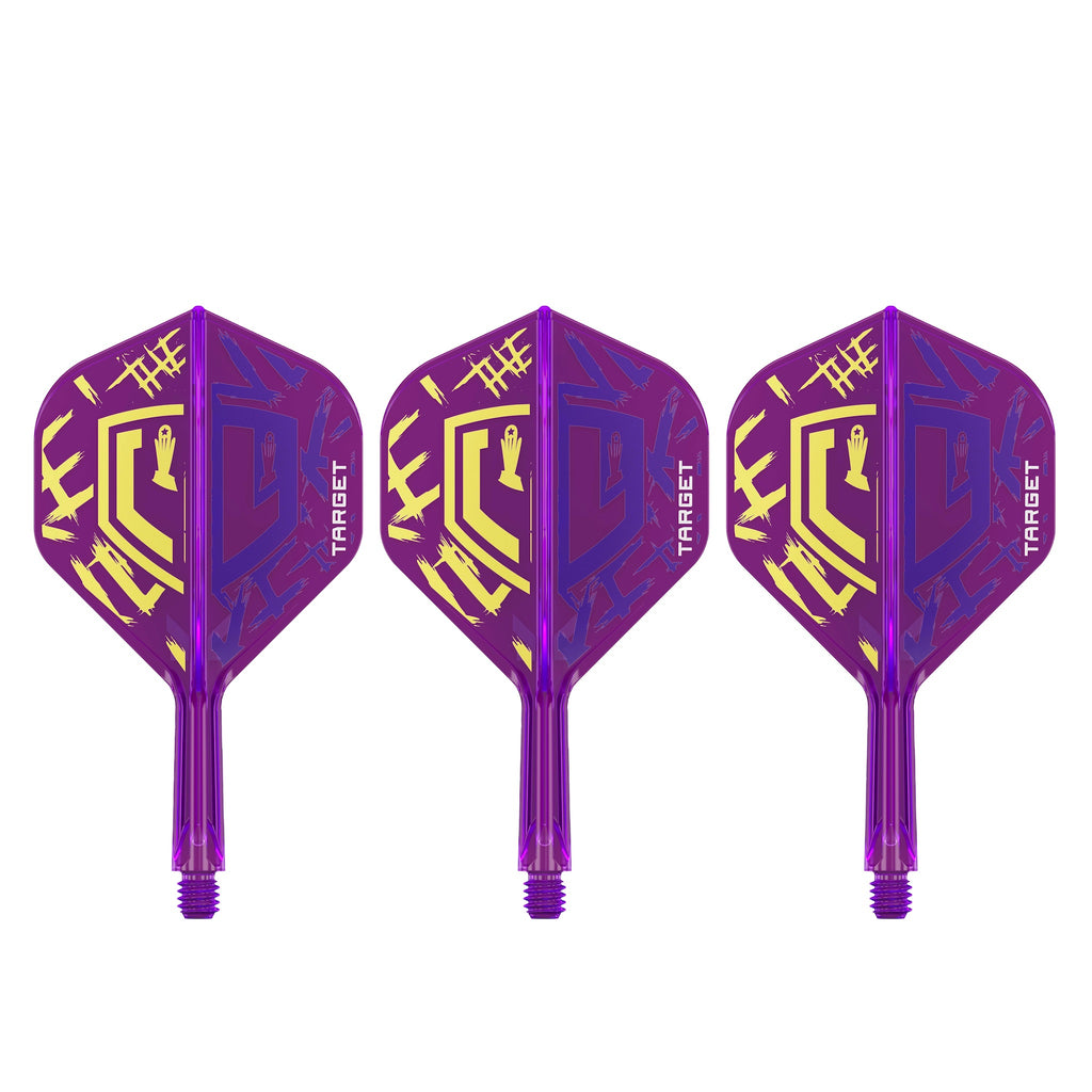 TARGET - K-FLEX NO2 Size - Luke Littler World Champ - All-In-One Moulded Flights