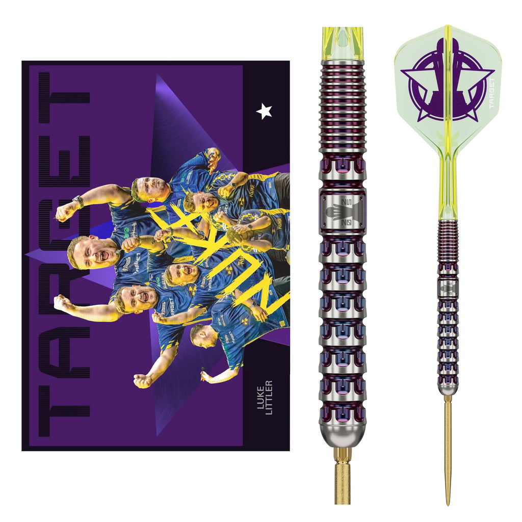 TARGET - Luke Littler World Champ 23g -  Swiss Point Steel Tip Darts - 90% Tungsten