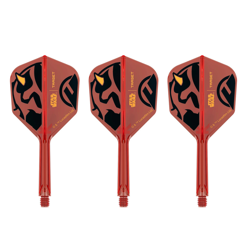 PRE ORDER FOR 11/11/25 - TARGET x STAR WARS - K-FLEX NO6 Shape - Darth Maul - All-In-One Moulded Flights