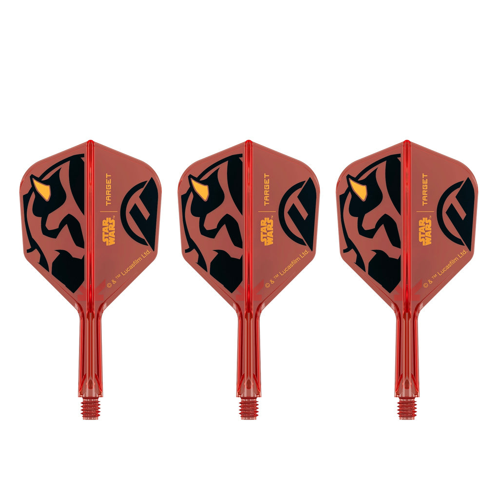 PRE ORDER FOR 11/11/25 - TARGET x STAR WARS - K-FLEX NO6 Shape - Darth Maul - All-In-One Moulded Flights