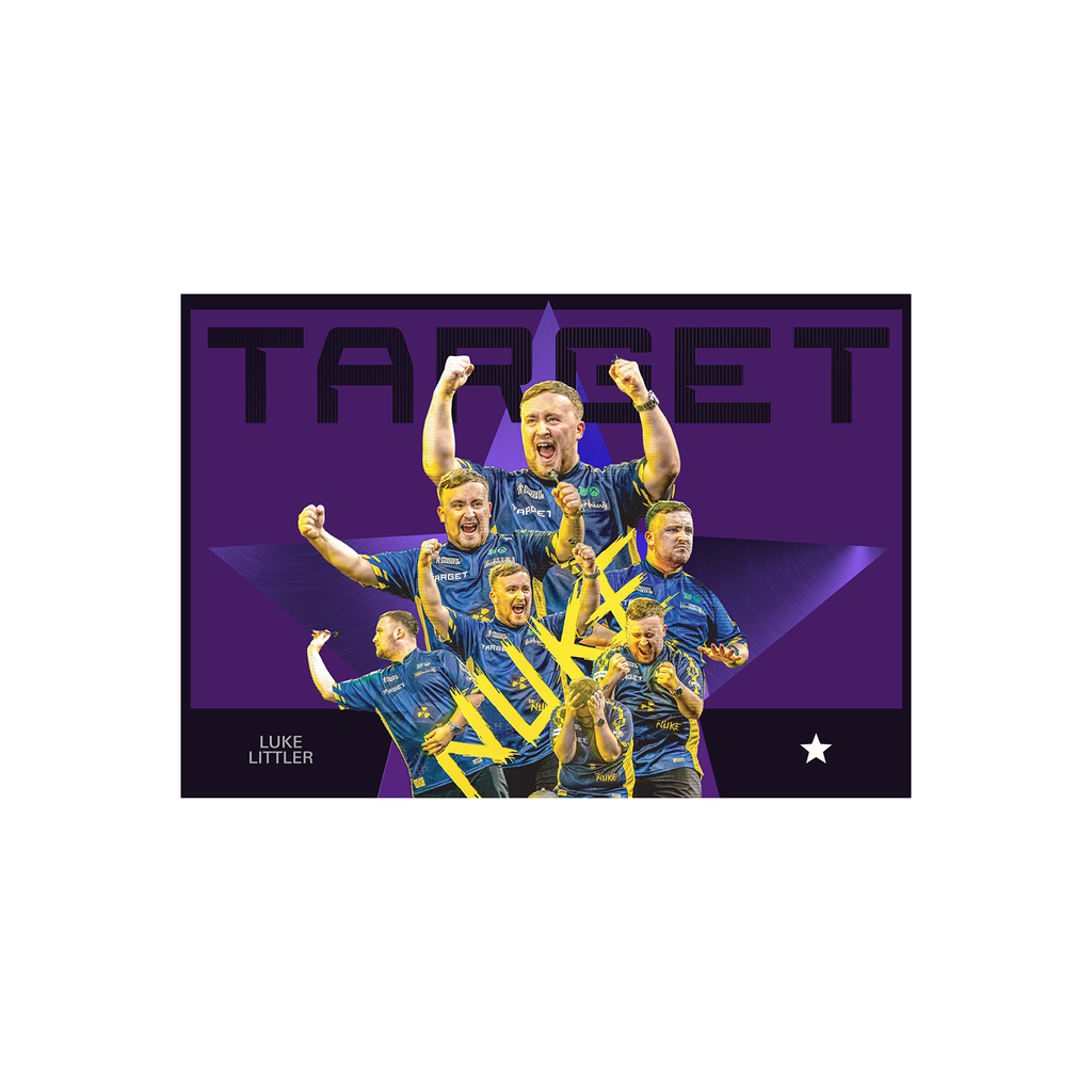 TARGET - Luke Littler World Champ 23g -  Swiss Point Steel Tip Darts - 90% Tungsten