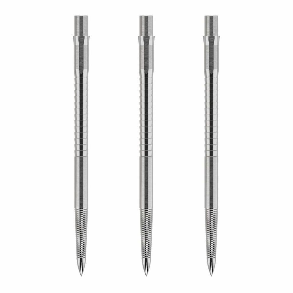 CALIBURN - EVO Dart Points - MICRO GRIP 40mm - SILVER