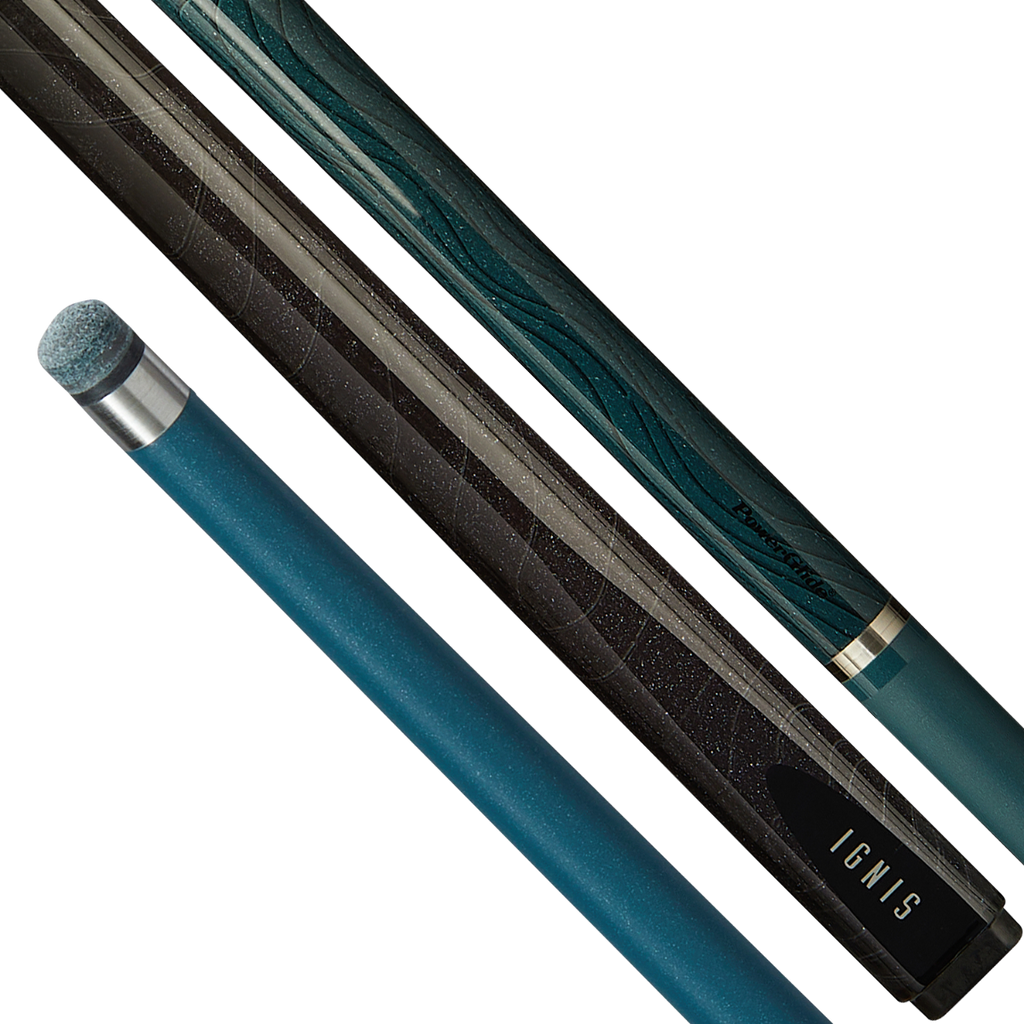 POWERGLIDE - IGNIS Carbon Composite Cue - DARK TEAL/BLACK