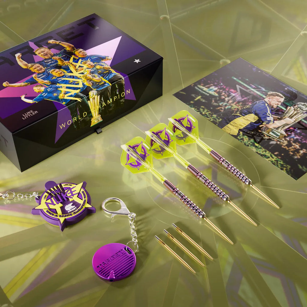 TARGET - Luke Littler World Champ 23g -  Swiss Point Steel Tip Darts - 90% Tungsten