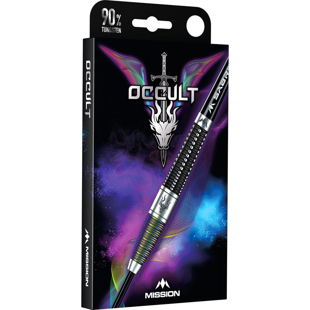 MISSION - Occult Darts - 90% Tungsten - Black & Coral PVD 23/25g