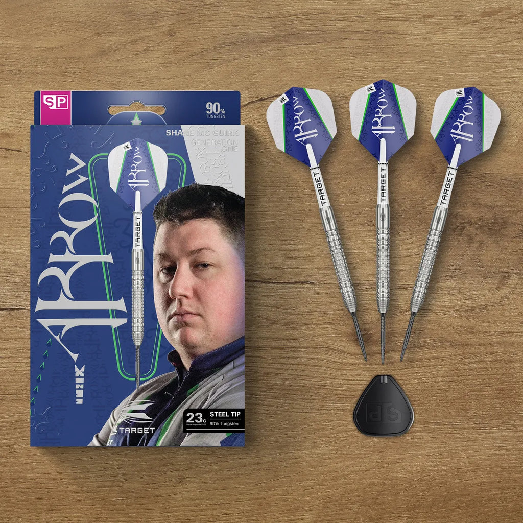 TARGET - 23g - Shane McGuirk SP Steel Tip Darts - 90% Tungsten