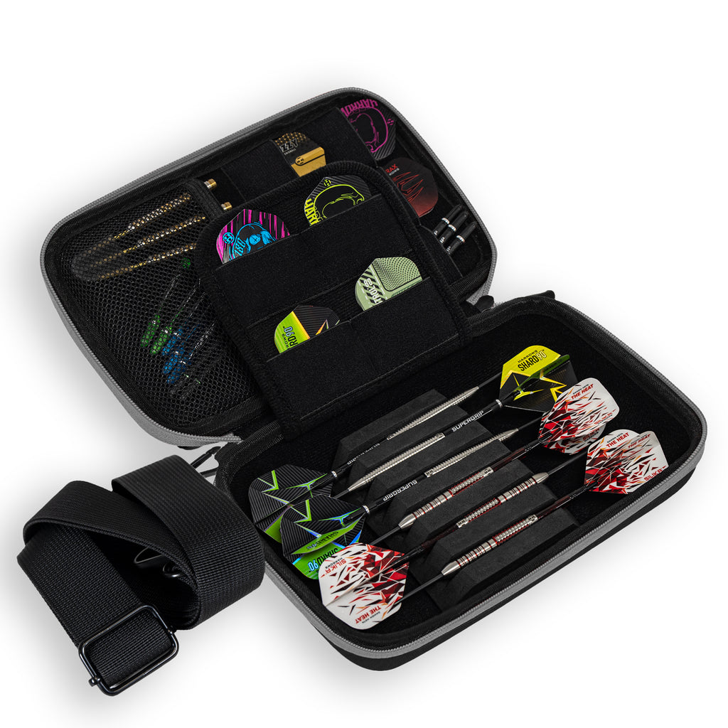 HARROWS - SMART CASE 6 Dart Case - GREY/BLACK