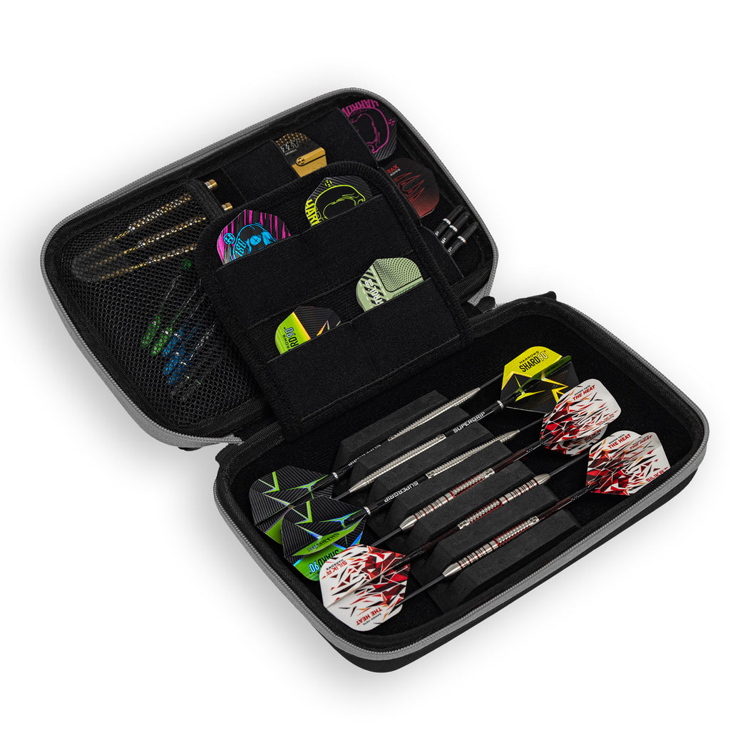 HARROWS - SMART CASE 6 Dart Case - GREY/BLACK