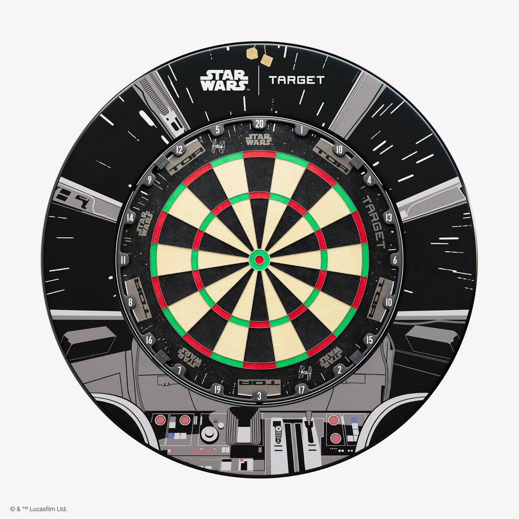 TARGET - STAR WARS - TOR Dartboard and Millennium Falcon Surround