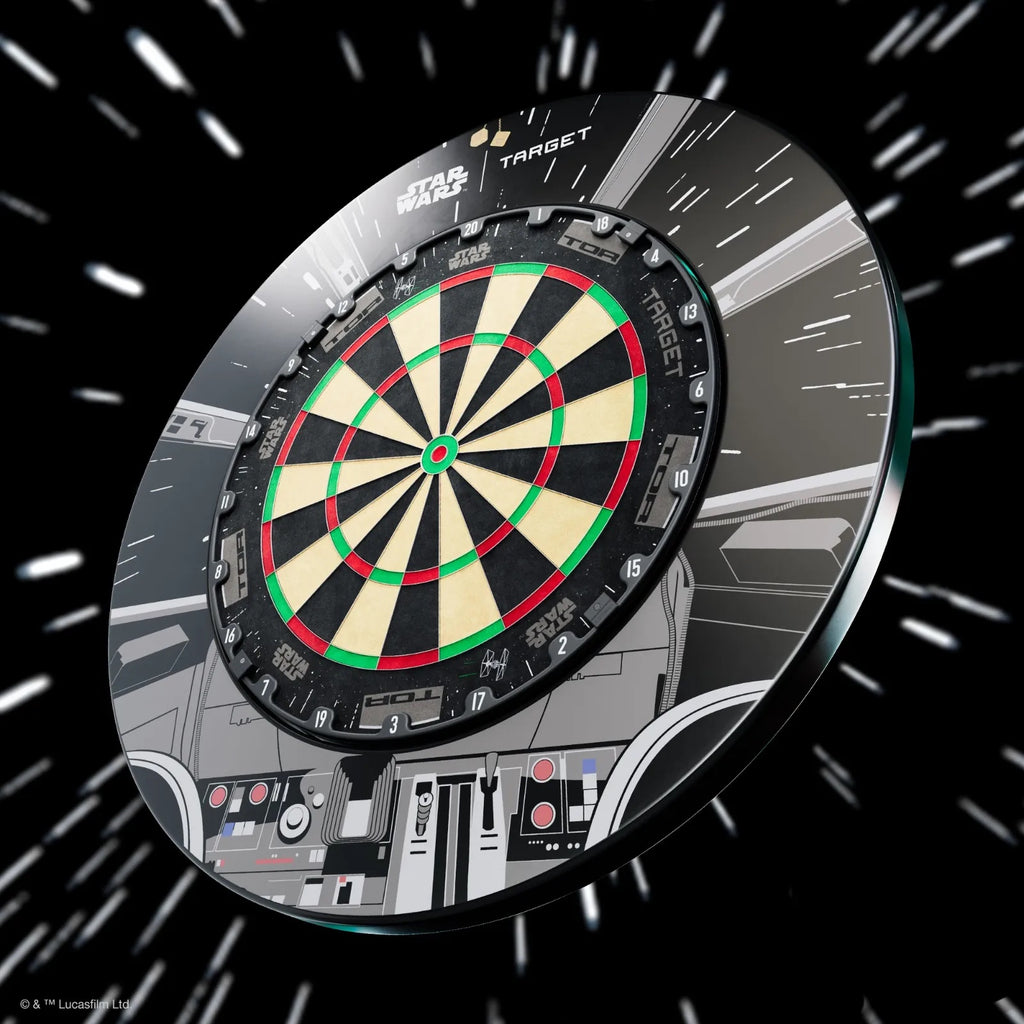 TARGET - STAR WARS - TOR Dartboard and Millennium Falcon Surround