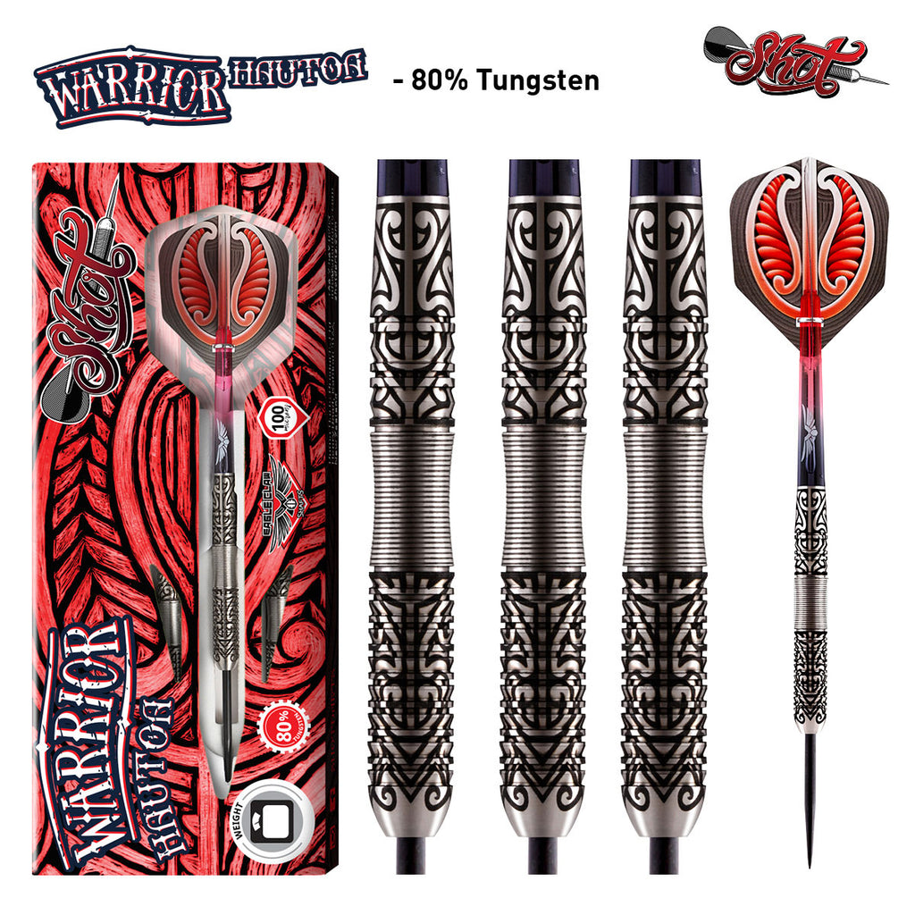 SHOT Warrior Hautoa Darts - 80% Tungsten - 22g