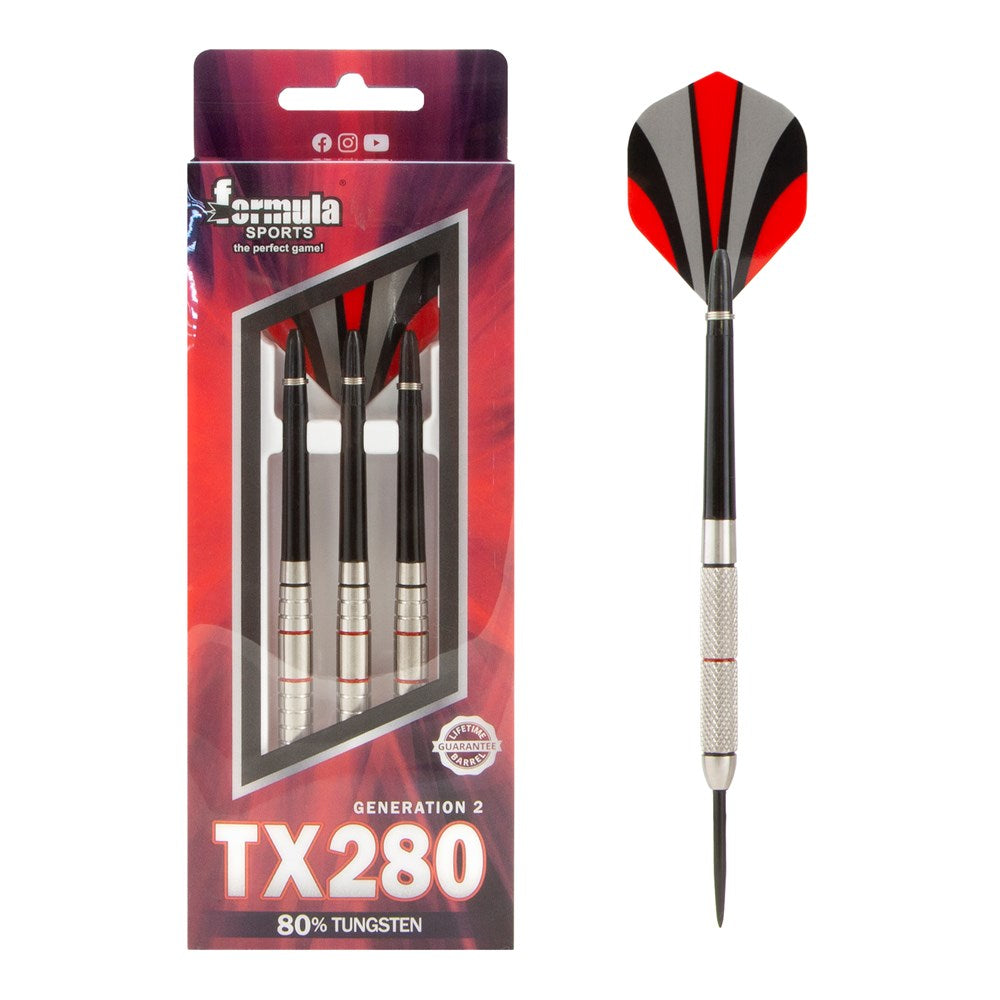 Formula TX280 Tungsten 80 Darts Pack 19g