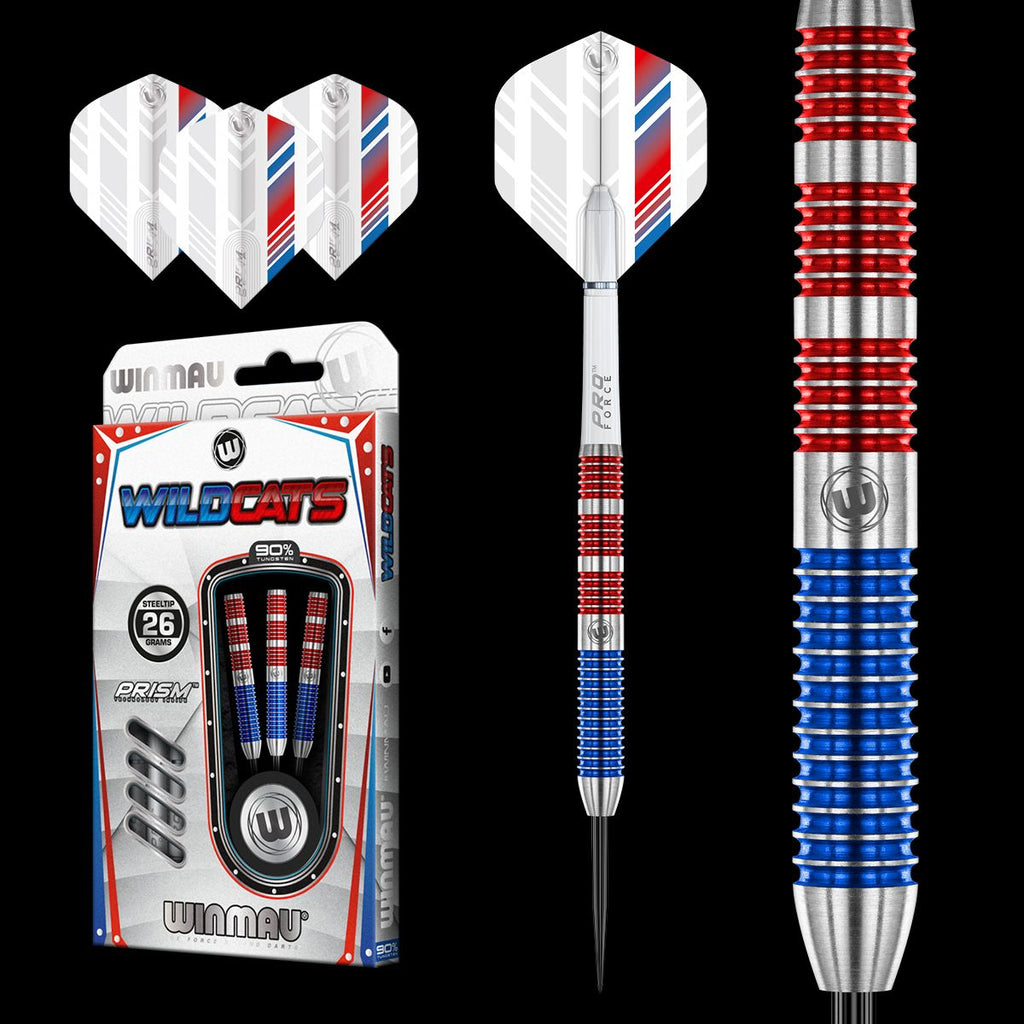 WINMAU - Wildcats Darts - 90% Tungsten - 26g