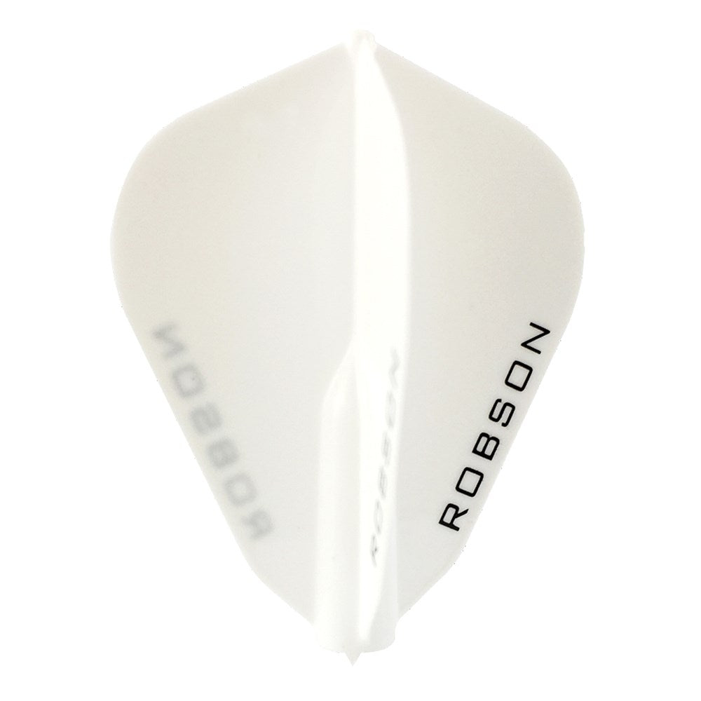 ROBSON - Plus Dart Flights F Shape - WHITE