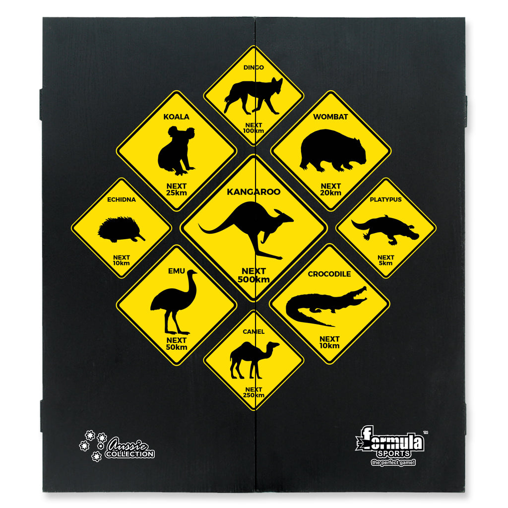 FORMULA - Outback Cabinet, Dartboard and Darts Set