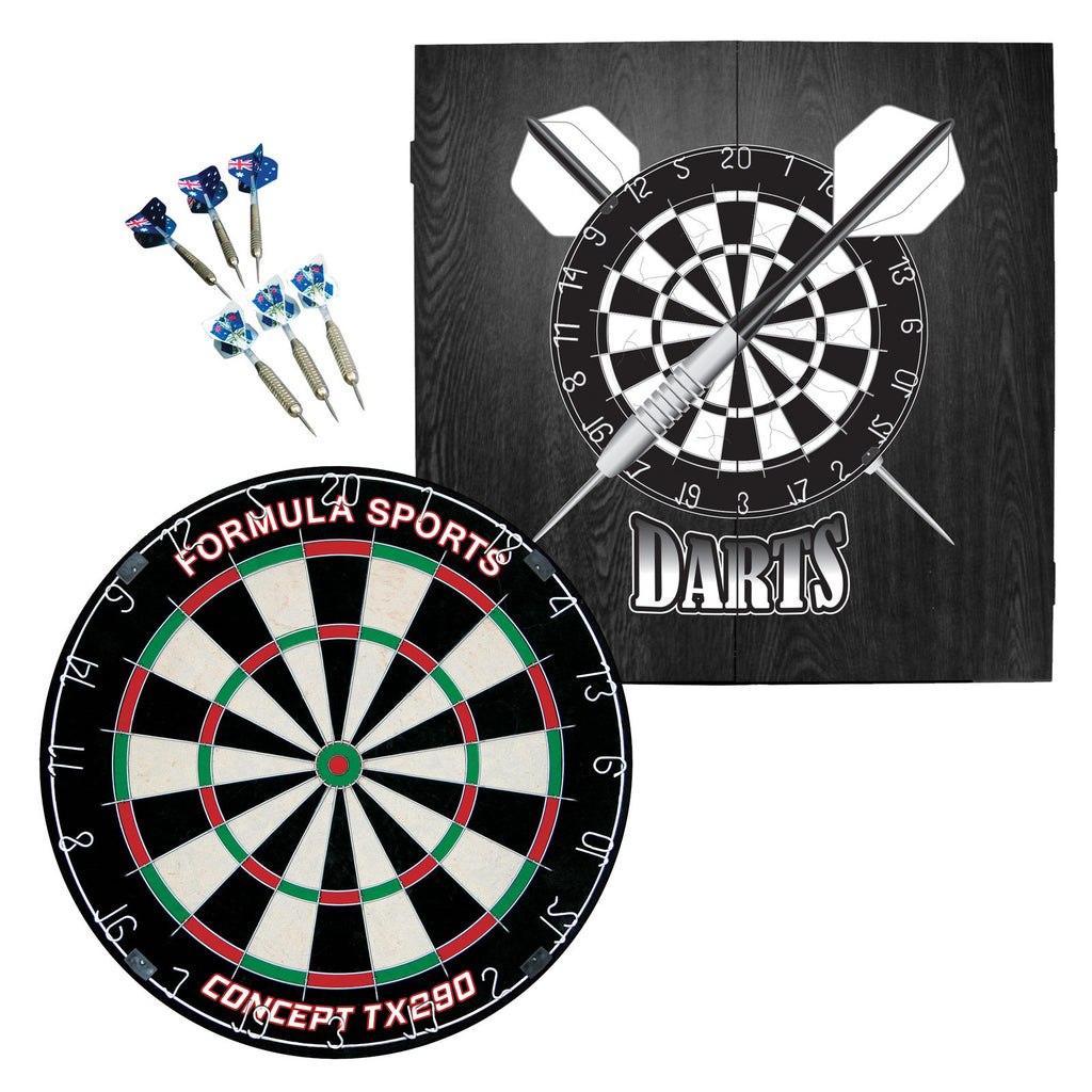 FORMULA SPORTS Imperial Cabinet, Dartboard and Darts Set