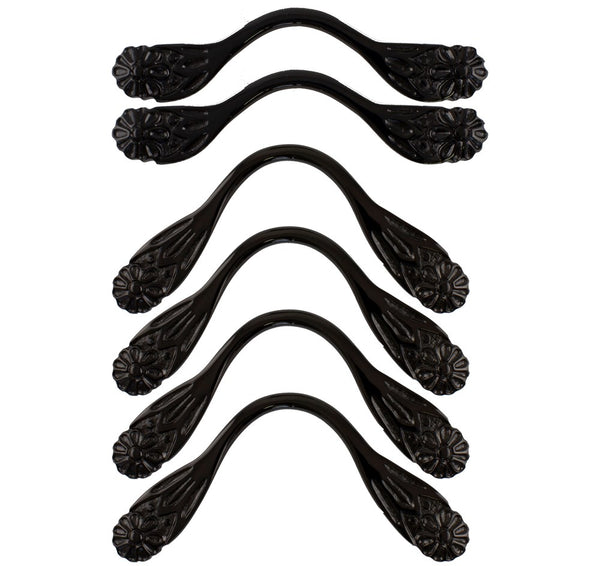 Flower Style Pool Table Pocket Brackets BLACK