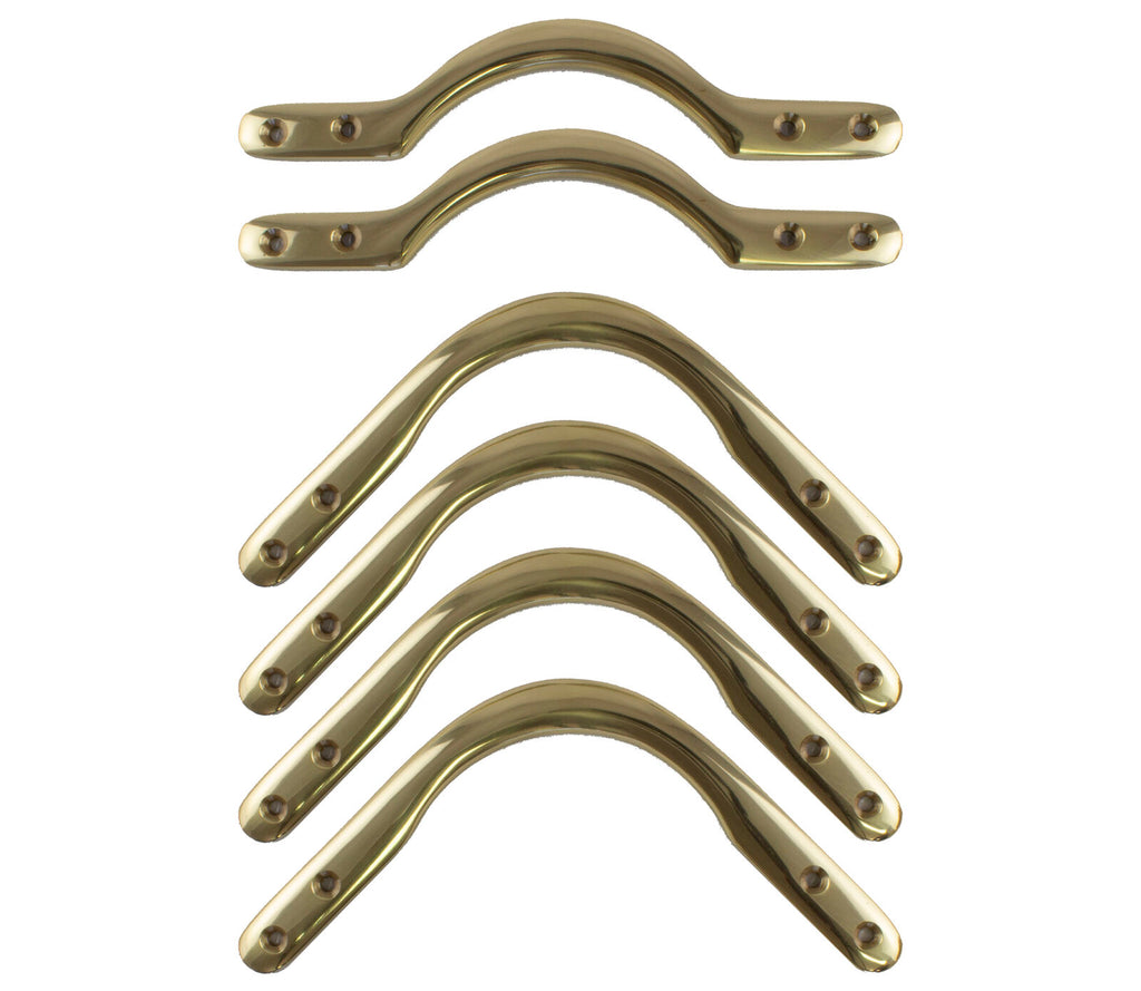 Plain Pool Table Pocket Brackets - BRASS