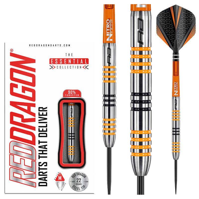 RED DRAGON - Amberjack 3 Darts - 90% Tungsten - 22g