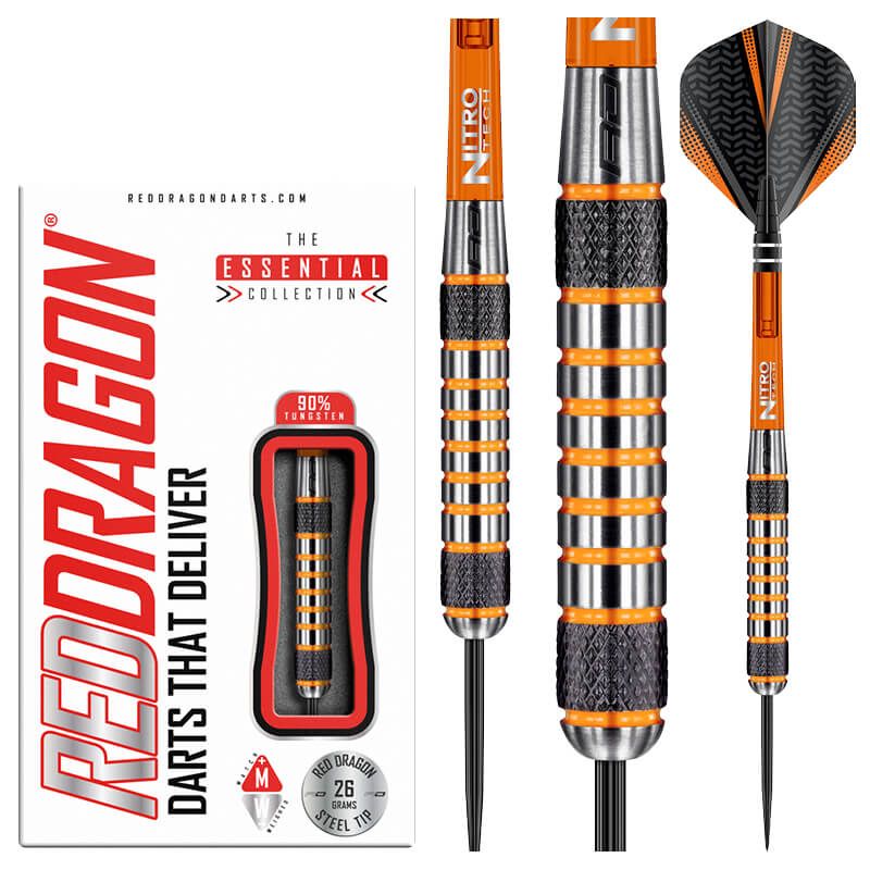RED DRAGON - Amberjack 7 Darts - 90% Tungsten - 26g