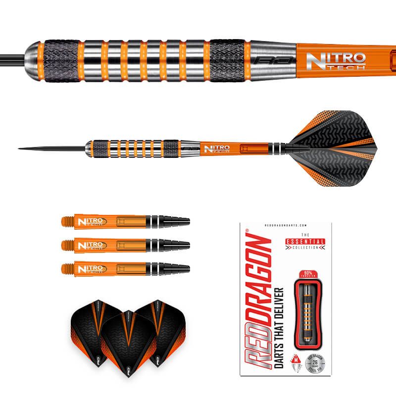 RED DRAGON - Amberjack 7 Darts - 90% Tungsten - 26g