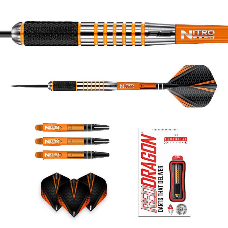 RED DRAGON - Amberjack 9 Darts - 90% Tungsten - 28g