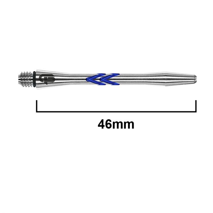 RED DRAGON Gerwyn Price ICEMAN V-Groove Aluminium Shafts - Medium - Blue