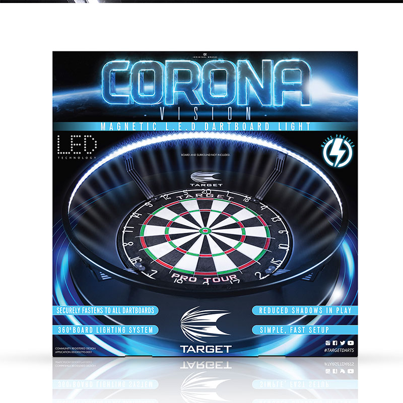 TARGET - CORONA Dartboard LIGHTING System - No More Shadows
