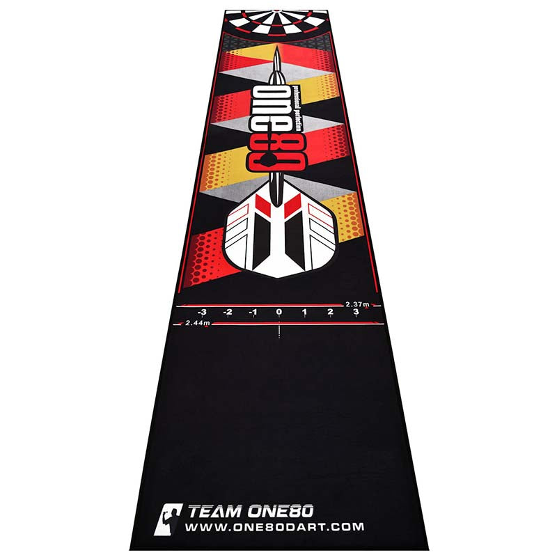 One80 - Extra Width Poly Carpet Dart Mat - LOGO DESIGN