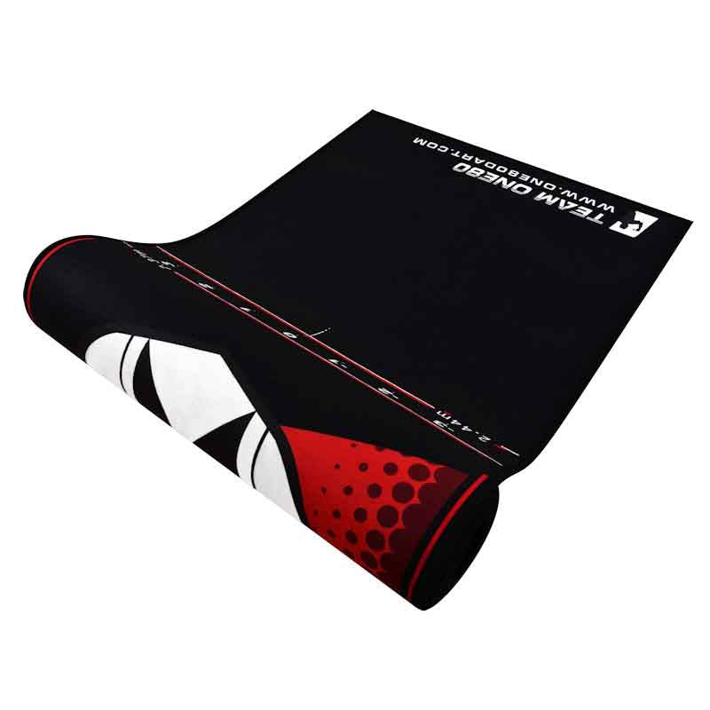 One80 - Extra Width Poly Carpet Dart Mat - LOGO DESIGN