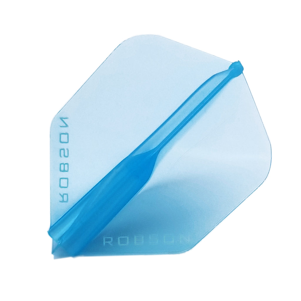 ROBSON - Plus Dart Flights - Crystal Clear - STANDARD SHAPE