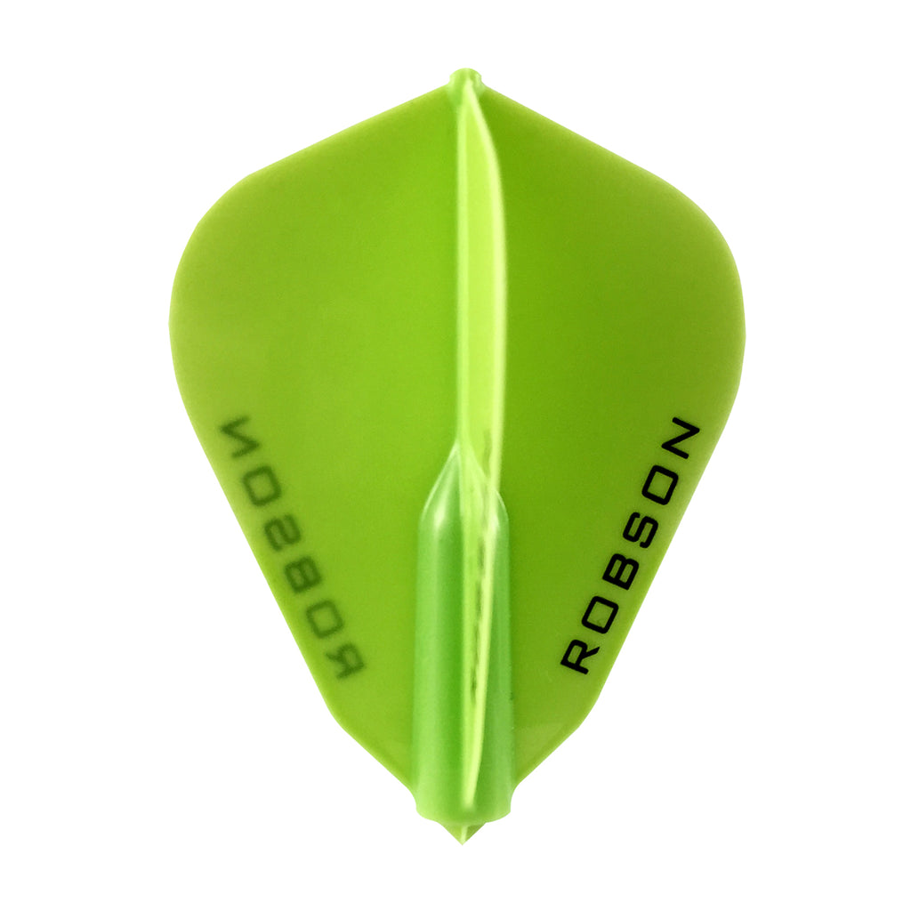 ROBSON - Plus Dart Flights F Shape - GREEN