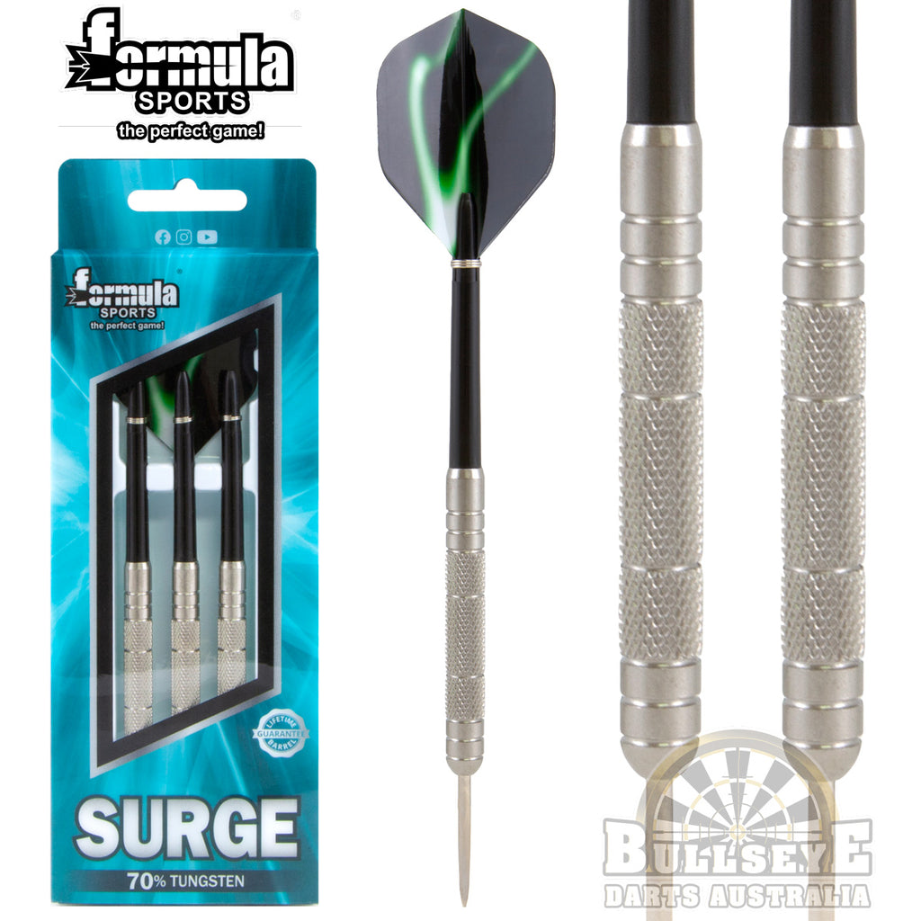 FORMULA Surge Knurled Grip Darts - 70% Tungsten - 23g