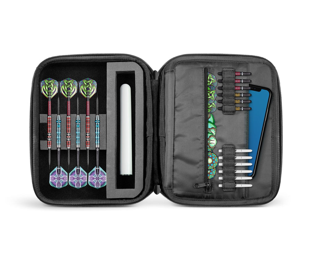 SHOT - MEGA Tactical Dart Case - Holds 4 Dart Sets - BLACK