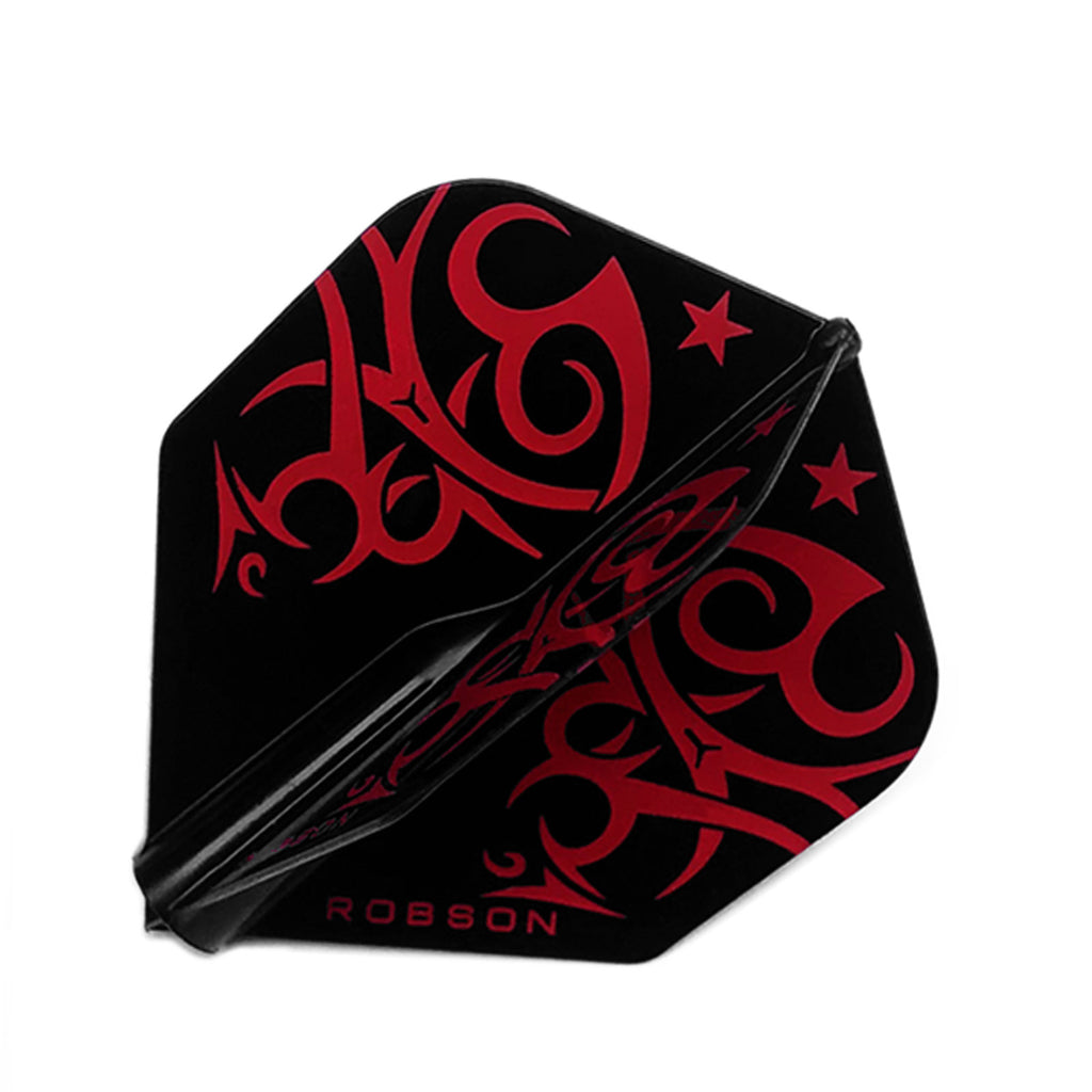 ROBSON - Plus Dart Flights PRINTED - Universal Fit - STANDARD SHAPE