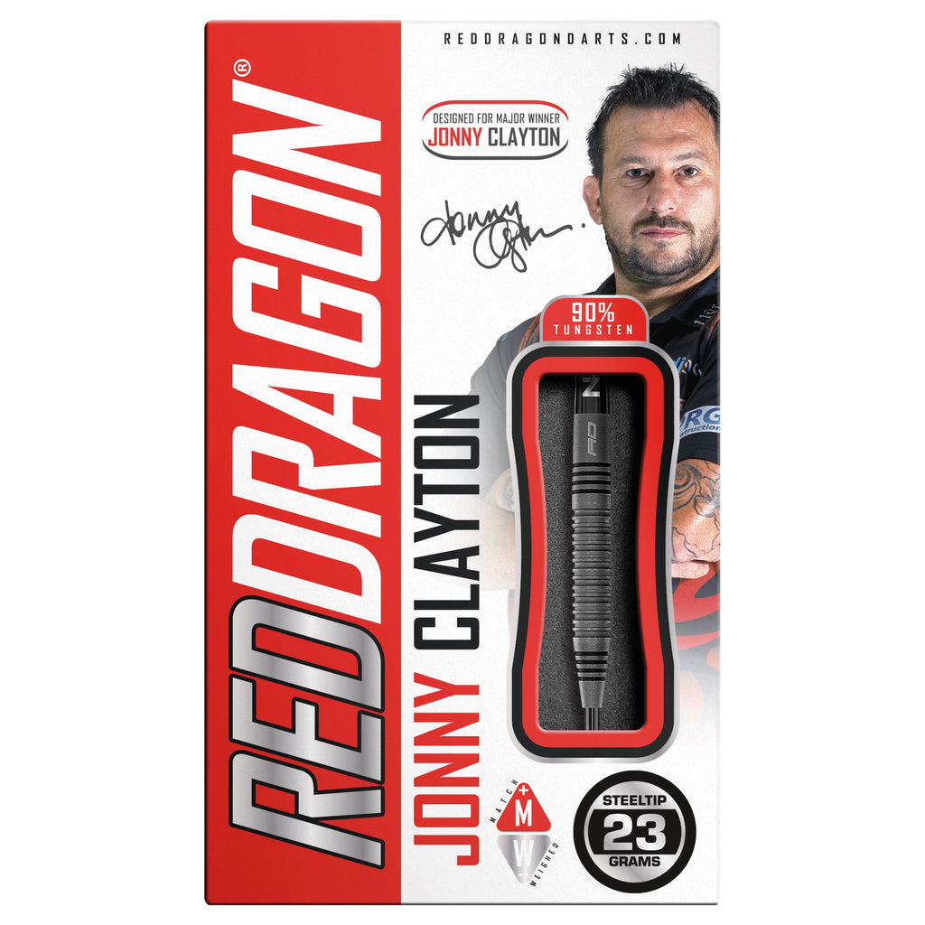 RED DRAGON - Johnny Clayton Oxide Edition Darts - 90% Tungsten - 23g