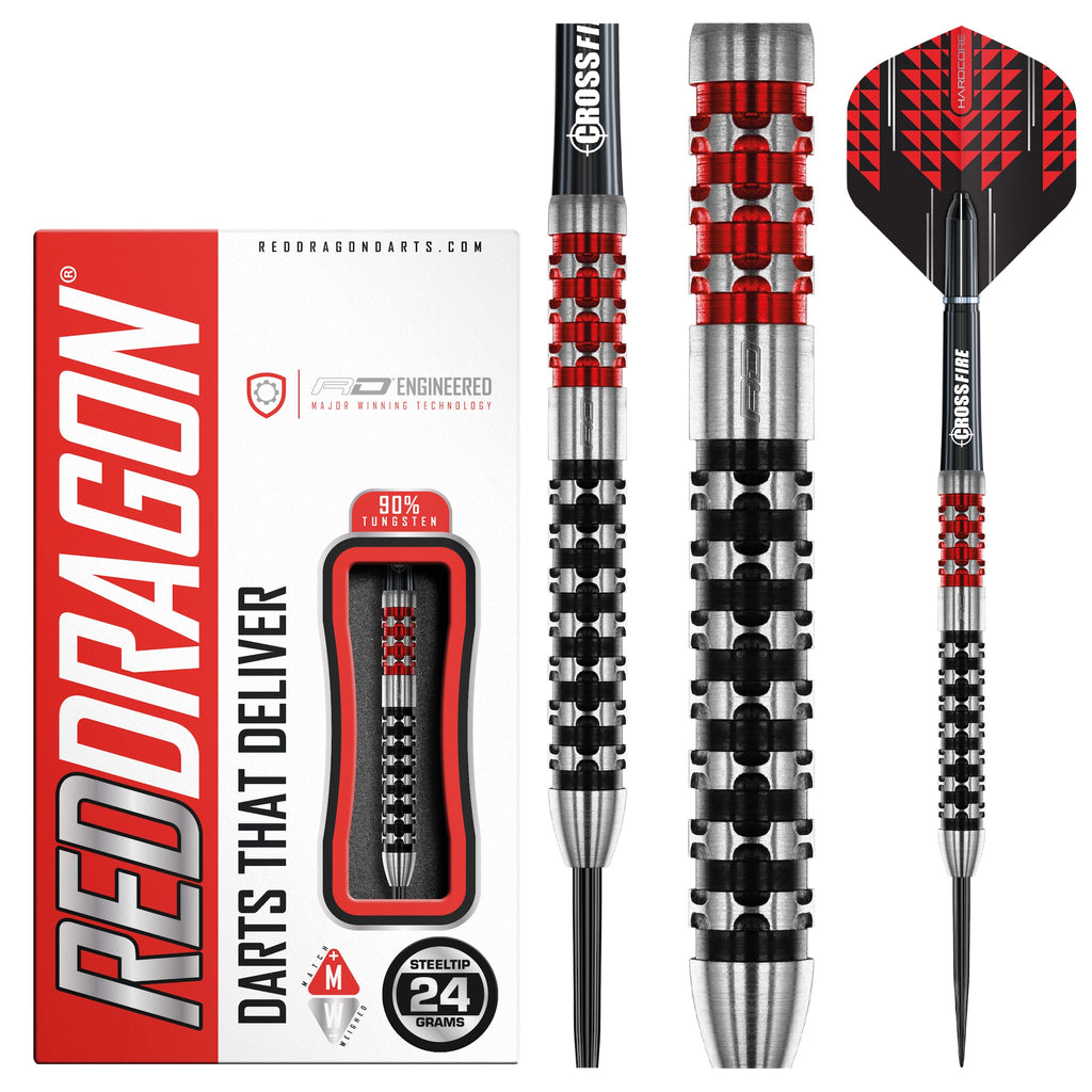 RED DRAGON - Crossfire Darts - 90% Tungsten - 24g