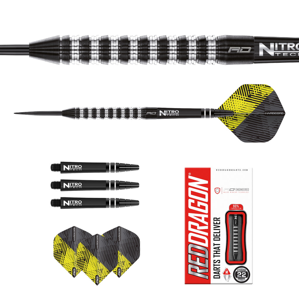 RED DRAGON - Razor Edge Elite Darts - 90% Tungsten - 22g