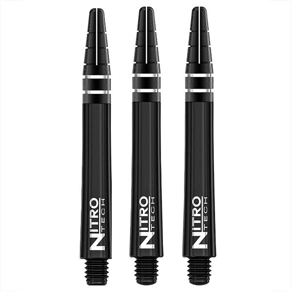 RED DRAGON - Nitrotech Composite Dart Shafts - 42mm Medium Black