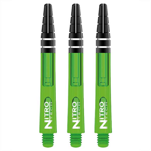 RED DRAGON - Nitrotech Composite Dart Shafts - 42mm Medium Green
