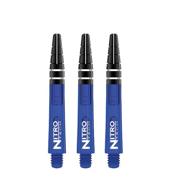 RED DRAGON - Nitrotech Composite Dart Shafts - 36mm Short Blue