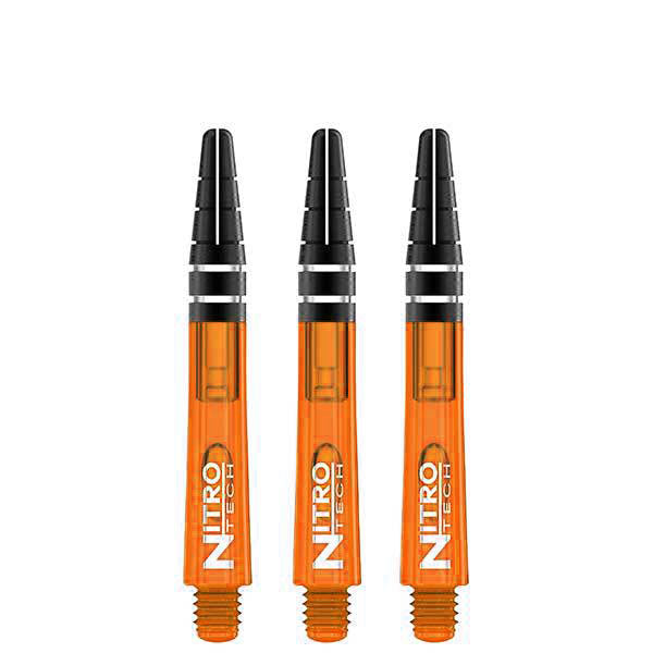 RED DRAGON - Nitrotech Composite Dart Shafts - 36mm Short Orange